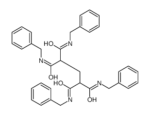 1-N,1-N,3-N,3-N-tetrabenzylpropane-1,1,3,3-tetracarboxamide结构式