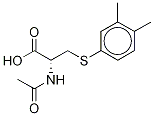 N-乙酰基-S-(3,4-二甲基苯)-L-半胱氨酸-d3结构式