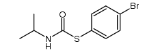S-(4-bromophenyl) isopropylcarbamothioate结构式