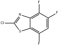 2-氯-4,5,7-三氟苯并[D]噻唑结构式