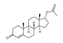 3-oxoandrost-4-en-17α-yl acetate结构式