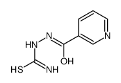 (pyridine-3-carbonylamino)thiourea结构式