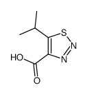 5-异丙基-1,2,3-噻二唑-4-羧酸结构式