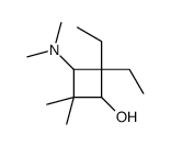 3-(dimethylamino)-2,2-diethyl-4,4-dimethylcyclobutan-1-ol Structure
