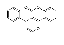 rac-2-甲基-4-苯基-4H-吡喃并[3,2-c]苯并吡喃-5-酮结构式