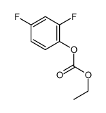 (2,4-difluorophenyl) ethyl carbonate Structure