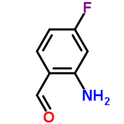 2-氨基-4-氟苯甲醛结构式