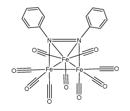 Fe3(CO)9(μ3-NPh)2 Structure