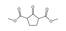dimethyl 2-oxocyclopentane-1,3-dicarboxylate Structure