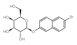 6-溴-2-萘基-β-D-吡喃半乳糖苷结构式