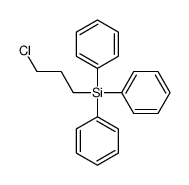 3-chloropropyl(triphenyl)silane Structure