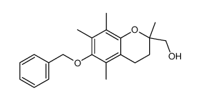 (6-Benzyloxy-3,4-dihydro-2,5,7,8-tetramethyl-2H-1-benzopyran-2-yl)methanol Structure