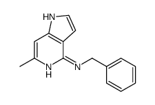 N-Benzyl-6-methyl-1H-pyrrolo[3,2-c]pyridin-4-amine结构式