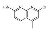 2-chloro-4-methyl-7-amino-[1,8]naphthyridine结构式