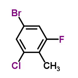 2-Fluoro-4-bromo-6-chlorotoluene Structure