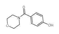 (4-羟基苯基)(吗啉代)甲酮结构式