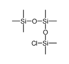 chloro-[dimethyl(trimethylsilyloxy)silyl]oxy-dimethylsilane结构式