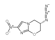 (6S)-6-叠氮-6,7-二氢-2-硝基-5H-咪唑并[2,1-b][1,3]恶嗪结构式