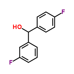 (3-Fluorophenyl)(4-fluorophenyl)methanol结构式