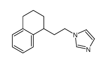 1-[2-(1,2,3,4-tetrahydronaphthalen-1-yl)ethyl]imidazole结构式