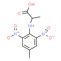 2-(4-METHYL-2,6-DINITROANILINO)PROPANOIC ACID Structure
