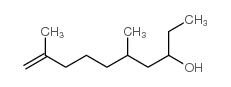 5,9-二甲基-8-癸烯-3-醇结构式