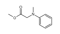 methyl 2-(methyl(phenyl)amino)acetate Structure