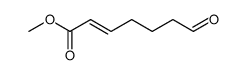 (E)-7-oxohept-2-enoic acid methyl ester结构式
