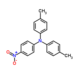 4-硝基-4’,4’’-二甲基三苯胺结构式