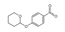 2-(4-nitrophenoxy)oxane结构式