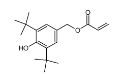 3,5-Di-tert-butyl-4-hydroxybenzyl acrylate结构式