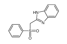 2-苯磺酰基甲基-1H-苯并咪唑结构式