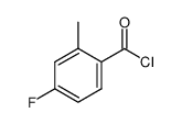 4-氟-2-甲基苯甲酰氯结构式