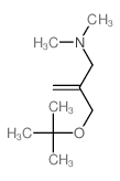 2-Propen-1-amine,2-[(1,1-dimethylethoxy)methyl]-N,N-dimethyl-结构式