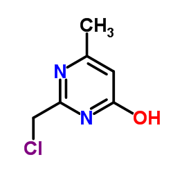 2-氯甲基-6-甲基嘧啶-4-醇结构式