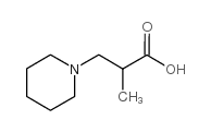 2-甲基-3-哌啶-1-丙酸盐酸盐结构式