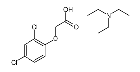 2-(2,4-dichlorophenoxy)acetic acid: N,N-diethylethanamine结构式