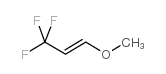 E-1-甲氧基-3,3,3-三氟丙烯结构式