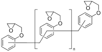 聚[(苯基缩水甘油醚)-co-甲醛]结构式