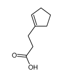 3-(cyclopenten-1-yl)propanoic acid Structure