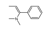 β-methyl-α-dimethylaminostyrene结构式