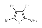 3,4,5-三溴-2-甲基噻吩结构式