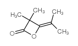 2-Oxetanone,3,3-dimethyl-4-(1-methylethylidene)-结构式