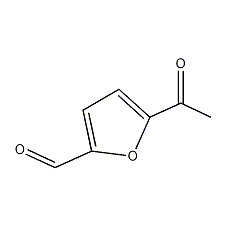 5-乙酰基-2-呋喃甲醛结构式