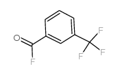 Benzoyl fluoride,3-(trifluoromethyl)- Structure