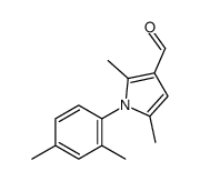 1-(2,4-二甲基-苯基)-2,5-二甲基-1H-吡咯-3-甲醛结构式