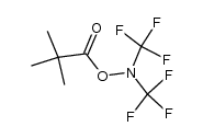 O-pivaloyl-N,N-bis(trifluoromethyl)hydroxylamine Structure
