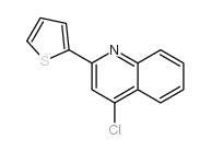 4-氯-2-噻吩-2-基-喹啉结构式