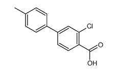 3-氯-4-甲基-[1,1-联苯]-4-羧酸结构式