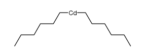 dihexyl cadmium Structure